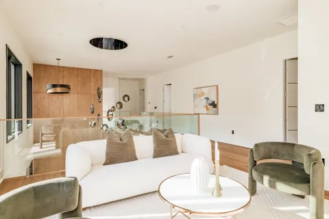 Upstairs lounge overlooking the foyer