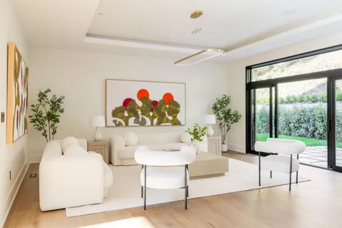 Family room opening to the rear yard