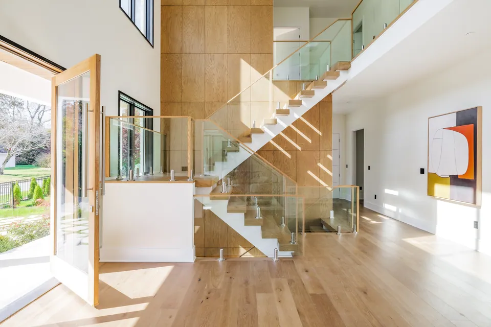 Front entry and staircase