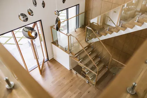 Staircase seen from above